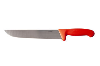 Nóż masarski dł. 24 cm czerwony