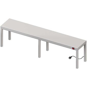 Nadstawka grzewcza na stół pojedyncza 1500x400x400 mm